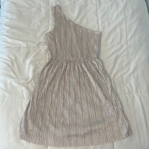 EXPRESS champagne mini dress